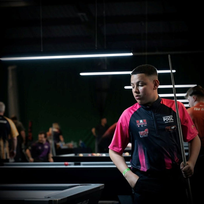 Ultimate Pool I-BEAM 150 - Ultra Slim LED from the official Ultimate Pool catalogue, available through the Evolve Eight Ball pro shop