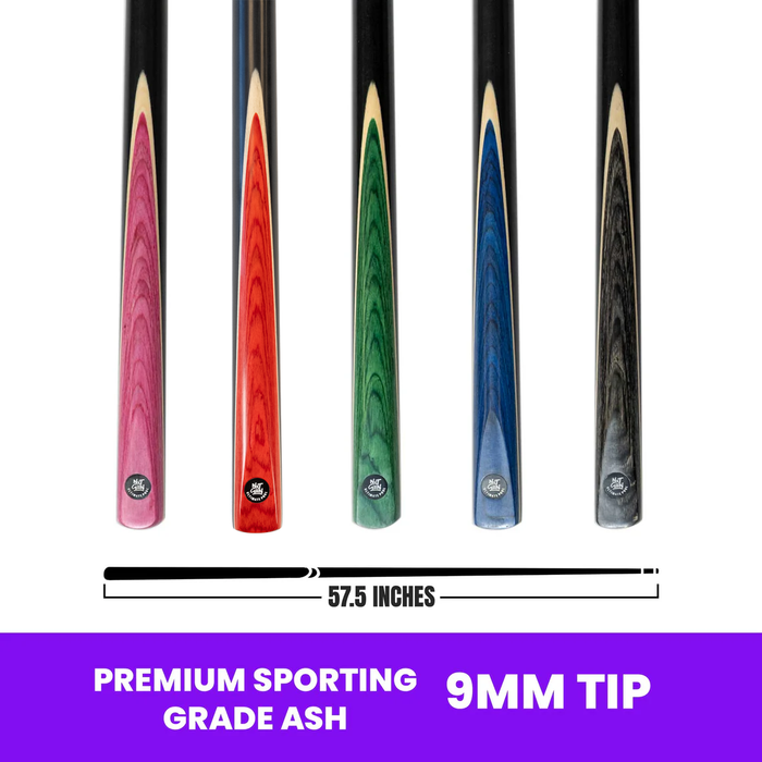 NXT Gen Range of Cues , 2-Piece Joint with 9mm Tip from the official Ultimate Pool catalogue, available through the Evolve Eight Ball pro shop