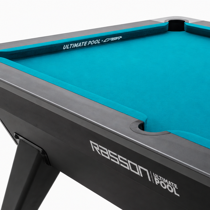 Rasson Apollo II Pool Table from the official Ultimate Pool catalogue, available through the Evolve Eight Ball pro shop