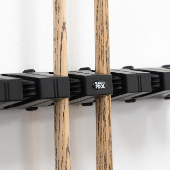 Safe Grip Cue Rack from the official Ultimate Pool catalogue, available through the Evolve Eight Ball pro shop