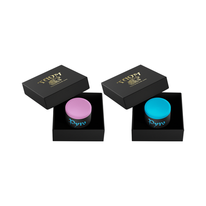 TAOM Pyro Cue Chalk from the official Ultimate Pool catalogue, available through the Evolve Eight Ball pro shop