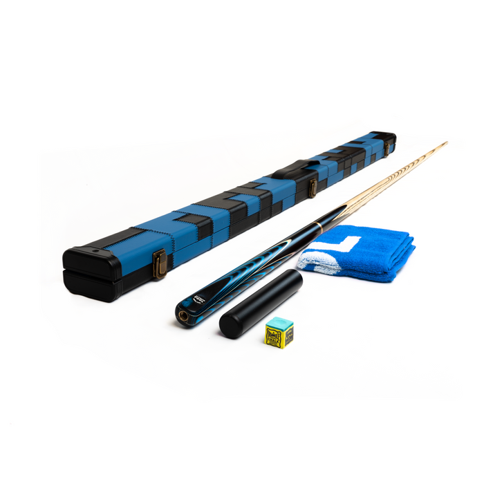 Crushed Master Cue & Professional Patch Case Bundle from the official Ultimate Pool catalogue, available through the Evolve Eight Ball pro shop