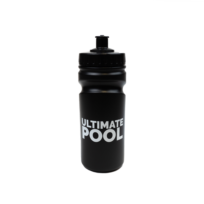 Ultimate Pool Water Bottle from the official Ultimate Pool catalogue, available through the Evolve Eight Ball pro shop